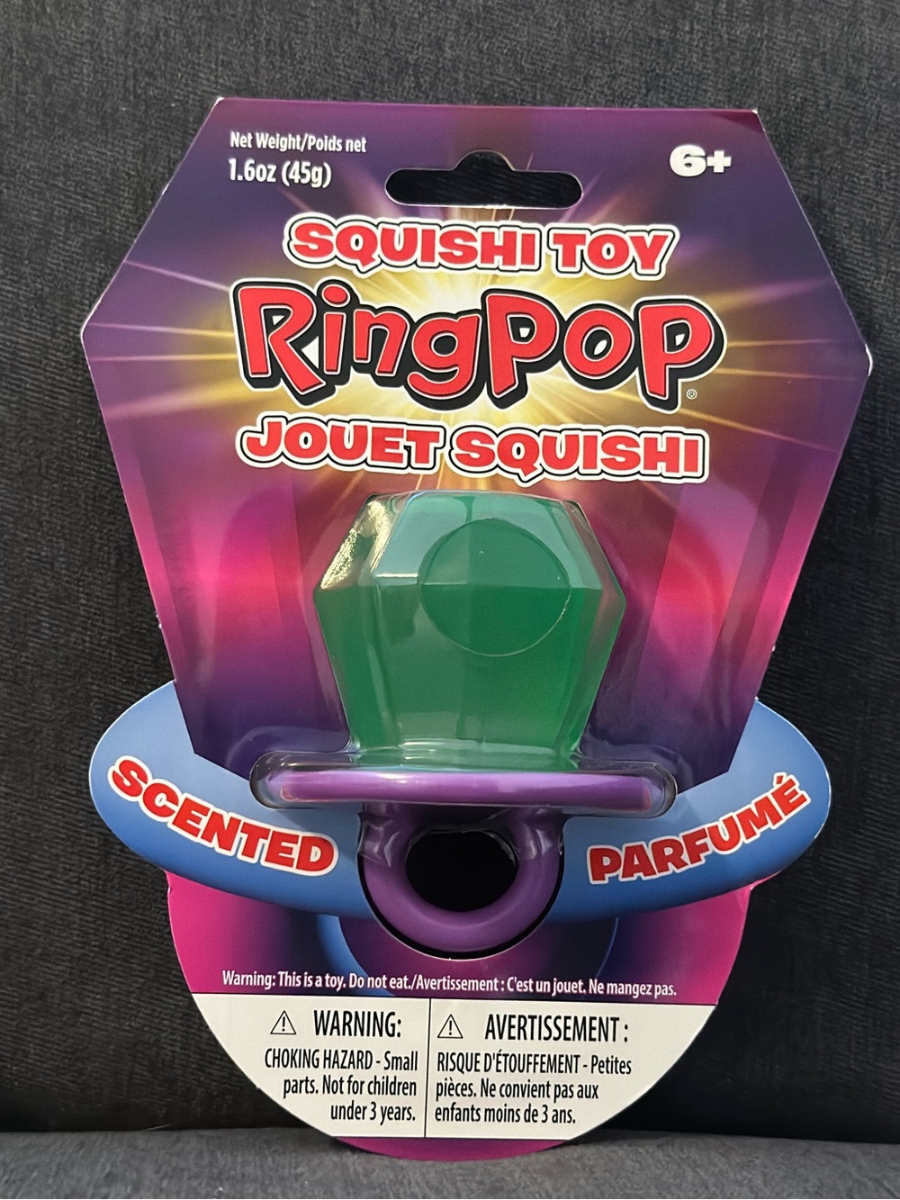 Ring Pop Scented Squishi Toy - Green NWT